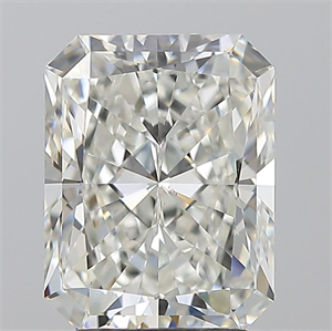 Picture of Natural Diamond 3.01 Carats, Radiant with  Cut, J Color, VS2 Clarity and Certified by GIA
