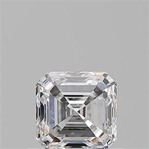 Foto Diamante Natural 0.60 quilates, Asscher , Color E, claridad SI1 y certificado GIA de