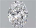 Natural Diamond 0.70 Carats, Oval with  Cut, D Color, VS2 Clarity and Certified by GIA