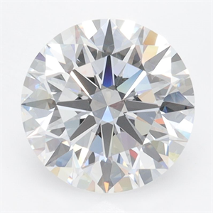 Picture of Lab Grown Diamond 2.80 Carats, Round with Ideal Cut, D Color, VVS1 Clarity and Certified by IGI