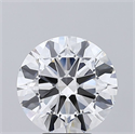 Lab Grown Diamond 5.03 Carats, Round with Excellent Cut, F Color, VS1 Clarity and Certified by IGI