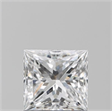 Natural Diamond 1.01 Carats, Princess with  Cut, D Color, VS2 Clarity and Certified by GIA