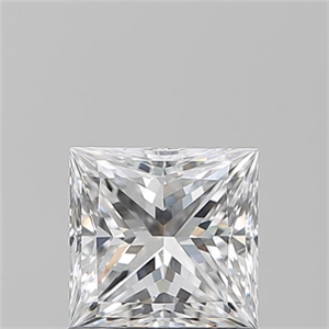 Picture of Natural Diamond 1.01 Carats, Princess with  Cut, D Color, VS2 Clarity and Certified by GIA