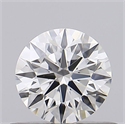 Natural Diamond 0.43 Carats, Round with Excellent Cut, I Color, VVS1 Clarity and Certified by GIA