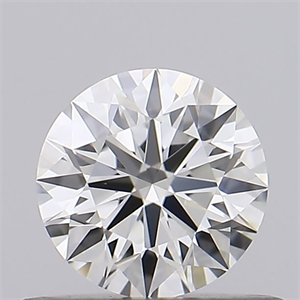 Picture of Natural Diamond 0.43 Carats, Round with Excellent Cut, I Color, VVS1 Clarity and Certified by GIA