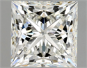 Natural Diamond 2.01 Carats, Princess with  Cut, J Color, VVS2 Clarity and Certified by GIA