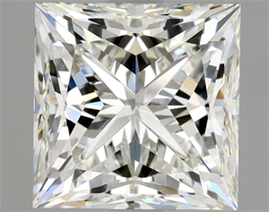Picture of Natural Diamond 2.01 Carats, Princess with  Cut, J Color, VVS2 Clarity and Certified by GIA