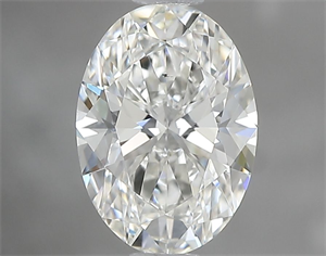 Picture of Natural Diamond 0.90 Carats, Oval with  Cut, H Color, SI1 Clarity and Certified by GIA