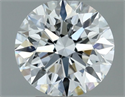 Diamante Natural 0.50 quilates, Redondo , Color F, claridad IF y certificado GIA