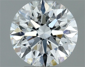 Foto Diamante Natural 0.50 quilates, Redondo , Color F, claridad IF y certificado GIA de
