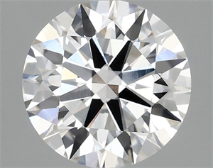 Picture of Lab Grown Diamond 2.08 Carats, Round with Ideal Cut, D Color, VVS2 Clarity and Certified by IGI