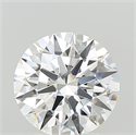 Lab Grown Diamond 3.10 Carats, Round with Ideal Cut, D Color, VVS2 Clarity and Certified by IGI