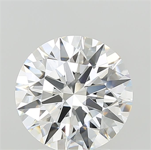 Picture of Lab Grown Diamond 3.10 Carats, Round with Ideal Cut, D Color, VVS2 Clarity and Certified by IGI