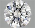 Lab Grown Diamond 3.97 Carats, Round with Ideal Cut, E Color, VVS2 Clarity and Certified by IGI