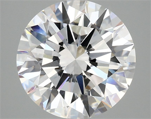 Picture of Lab Grown Diamond 3.97 Carats, Round with Ideal Cut, E Color, VVS2 Clarity and Certified by IGI