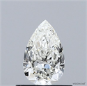 Natural Diamond 0.51 Carats, Pear with  Cut, J Color, SI1 Clarity and Certified by GIA