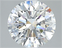 Natural Diamond 2.51 Carats, Round with Excellent Cut, G Color, VS1 Clarity and Certified by GIA
