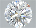 Natural Diamond 2.51 Carats, Round with Excellent Cut, G Color, VS1 Clarity and Certified by GIA
