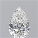 Natural Diamond 0.71 Carats, Pear with  Cut, G Color, VS1 Clarity and Certified by GIA