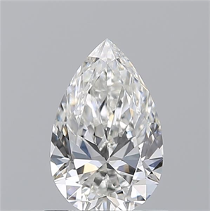 Picture of Natural Diamond 0.71 Carats, Pear with  Cut, G Color, VS1 Clarity and Certified by GIA