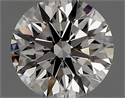 Diamante Natural 0.43 quilates, Redondo , Color I, claridad IF y certificado GIA