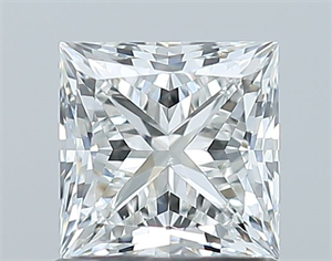Picture of Natural Diamond 1.01 Carats, Princess with  Cut, G Color, VS2 Clarity and Certified by GIA
