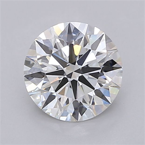 Picture of Lab Grown Diamond 1.53 Carats, Round with Ideal Cut, F Color, VVS2 Clarity and Certified by IGI