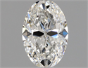 Natural Diamond 0.90 Carats, Oval with  Cut, G Color, SI1 Clarity and Certified by GIA