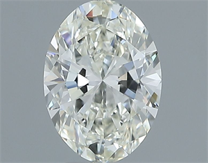 Picture of Natural Diamond 0.72 Carats, Oval with  Cut, I Color, IF Clarity and Certified by IGI