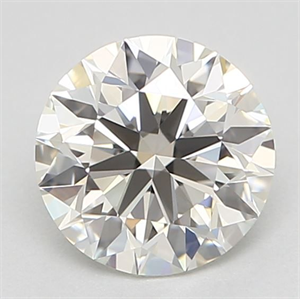 Picture of Natural Diamond 0.55 Carats, Round with Excellent Cut, J Color, VVS1 Clarity and Certified by GIA