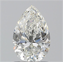 Natural Diamond 1.01 Carats, Pear with  Cut, H Color, VS1 Clarity and Certified by GIA