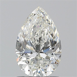 Picture of Natural Diamond 1.01 Carats, Pear with  Cut, H Color, VS1 Clarity and Certified by GIA