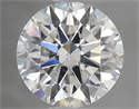 Natural Diamond 1.02 Carats, Round with Excellent Cut, I Color, SI2 Clarity and Certified by GIA