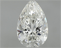 Natural Diamond 0.70 Carats, Pear with  Cut, H Color, IF Clarity and Certified by GIA