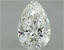 Natural Diamond 0.70 Carats, Pear with  Cut, H Color, IF Clarity and Certified by GIA