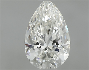 Picture of Natural Diamond 0.70 Carats, Pear with  Cut, H Color, IF Clarity and Certified by GIA