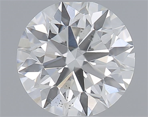 Picture of Natural Diamond 0.40 Carats, Round with Very Good Cut, H Color, SI1 Clarity and Certified by GIA
