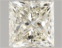 Natural Diamond 2.03 Carats, Princess with  Cut, K Color, VVS2 Clarity and Certified by IGI