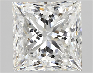 Foto Diamante Natural 1.60 quilates, Princesa , Color E, claridad VVS1 y certificado GIA de