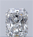 Diamante Natural 0.31 quilates, Radiante , Color F, claridad VVS1 y certificado GIA