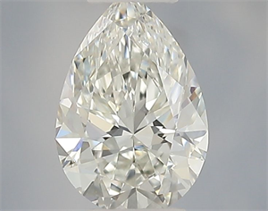 Foto Diamante Natural 0.37 quilates, De pera , Color H, claridad VVS2 y certificado IGI de