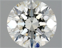 Natural Diamond 0.70 Carats, Round with Excellent Cut, H Color, SI2 Clarity and Certified by GIA