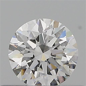 Picture of Natural Diamond 0.40 Carats, Round with Excellent Cut, E Color, VVS2 Clarity and Certified by GIA
