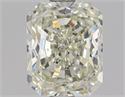 Natural Diamond 1.51 Carats, Radiant with  Cut, M Color, SI2 Clarity and Certified by GIA