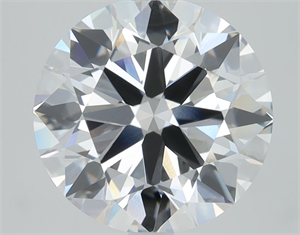 Picture of Lab Grown Diamond 1.10 Carats, Round with Ideal Cut, D Color, VS2 Clarity and Certified by IGI