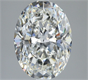 Diamante Natural 2.90 quilates, Ovalado , Color G, claridad VS1 y certificado GIA