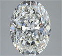 Diamante Natural 2.90 quilates, Ovalado , Color G, claridad VS1 y certificado GIA