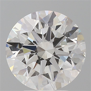Picture of Lab Grown Diamond 4.09 Carats, Round with Ideal Cut, E Color, VS1 Clarity and Certified by IGI