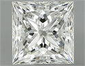 Natural Diamond 0.81 Carats, Princess with  Cut, K Color, VVS2 Clarity and Certified by GIA