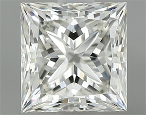 Picture of Natural Diamond 0.81 Carats, Princess with  Cut, K Color, VVS2 Clarity and Certified by GIA